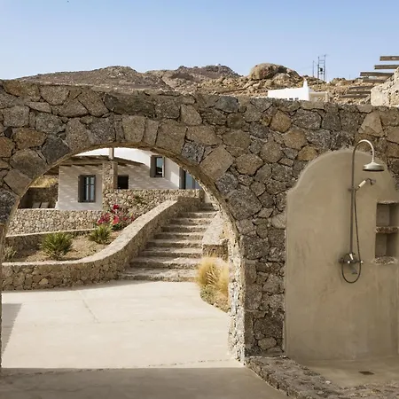 빌라 Seafront 9bdr Serenity In Mykonos *