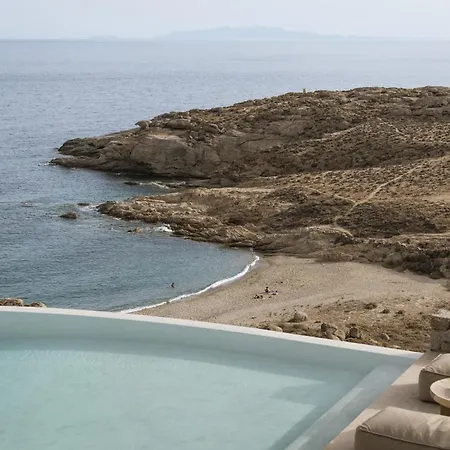 Seafront 9bdr Serenity In Mykonos 빌라 칼라파티스