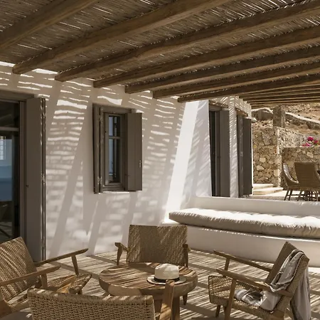 빌라 Seafront 9bdr Serenity In Mykonos 칼라파티스
