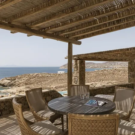 빌라 Seafront 9bdr Serenity In Mykonos *
