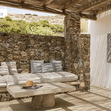 빌라 Seafront 9bdr Serenity In Mykonos 칼라파티스