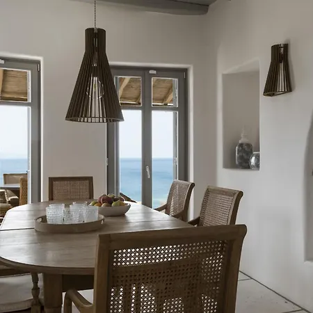 빌라 Seafront 9bdr Serenity In Mykonos