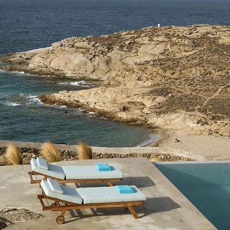 빌라 Seafront 9bdr Serenity In Mykonos *