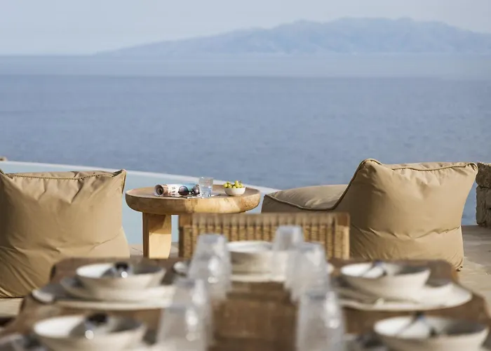 Seafront 9bdr Serenity In Mykonos 칼라파티스