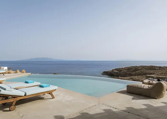 Seafront 9bdr Serenity In Mykonos * 칼라파티스