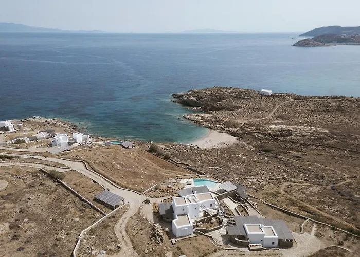 Seafront 9bdr Serenity In Mykonos Βίλα