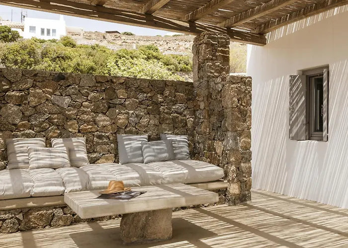 Βίλα Seafront 9bdr Serenity In Mykonos Καλαφάτη