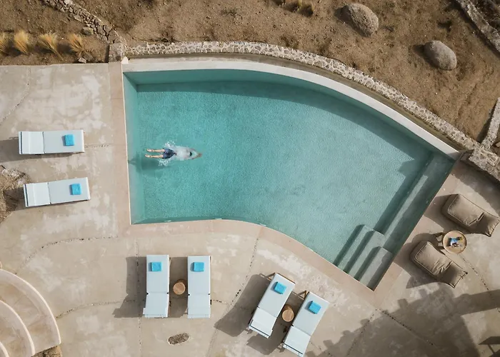 Seafront 9bdr Serenity In Mykonos Βίλα